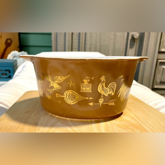 Pyrex Other - **VINTAGE* PYREX Early American Gold/Brown - #473 {1 Qt} Baking Dish *NO LID*